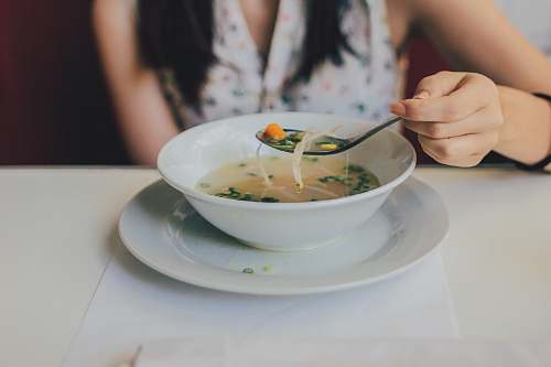 food white ceramic bowl bowl