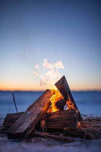 flame flames bonfire