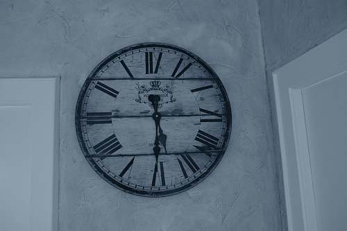 tower round gray and white analog wall clock clock tower