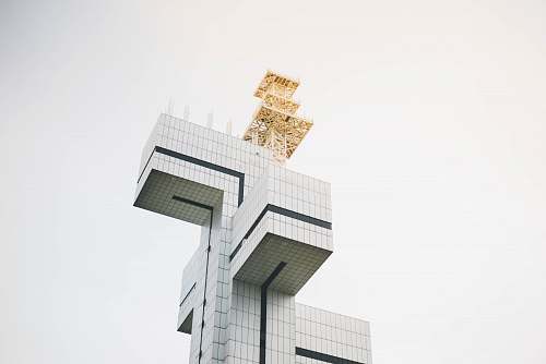 building white and black high rise building photography skyscraper