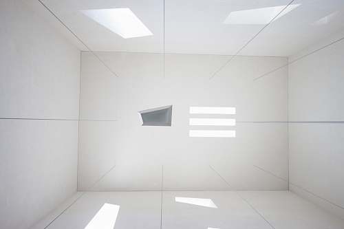 lighting white room blue