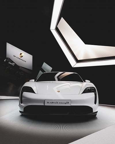 car white Porsche turbo S vehicle