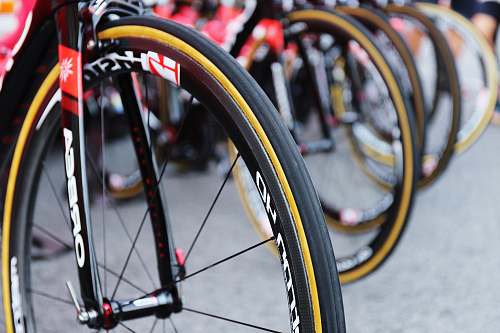 bicycle bikes on gray concrete pavement transportation