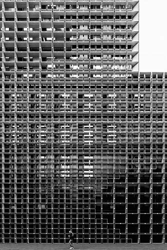 building architectural photography of building office building