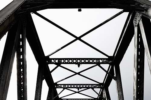 building black and gray metal frame highland