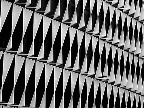 black black and white geometrical shapes triangle