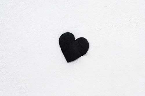 heart black heart black
