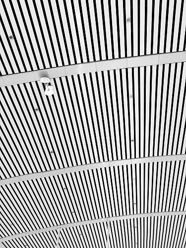 taiyuan gray and white striped painting ceiling 山西省中国