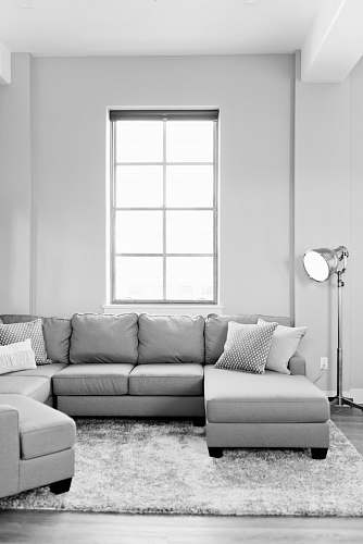 furniture gray fabric sectional sofa couch