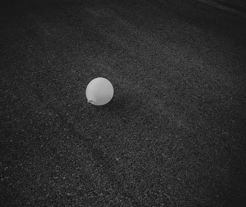grey grayscale photo of balloon balloon
