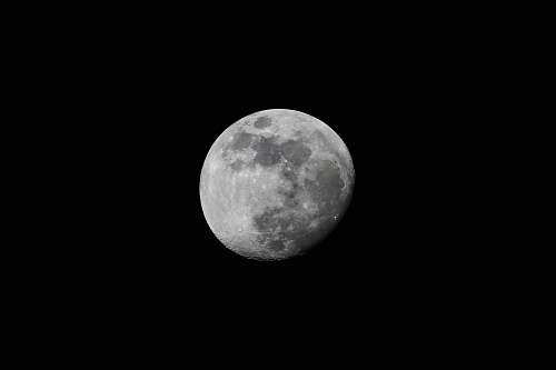 moon grayscale photo of full moon grey