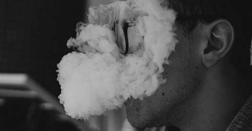 grey grayscale photo of smoking man smoke