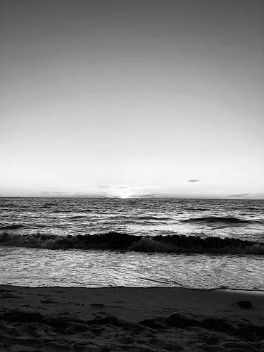 nature grayscale photography of ocean waves ocean