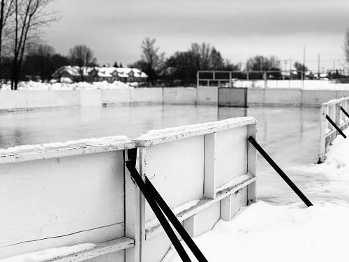 montreal grayscale photography of skate park canada
