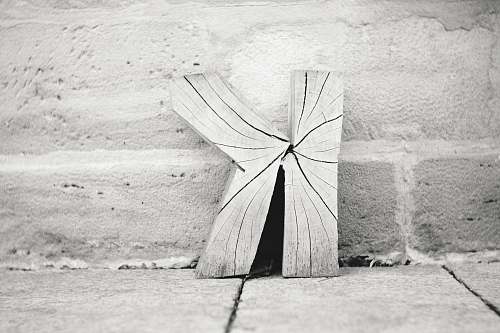 wood K letter decor art