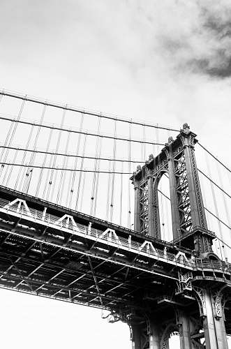 building low angle photo of Brooklyn bridge bridge