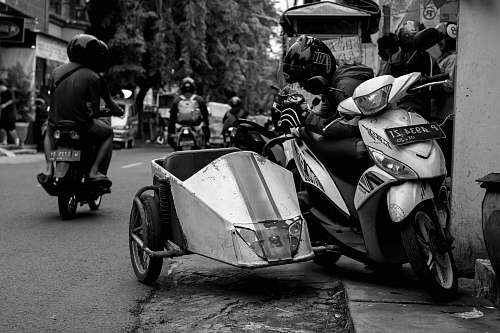 wheel motorcycle parked apparel