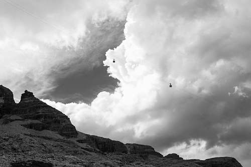 nature mountain and sky weather