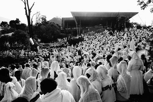 person people in white clothes human