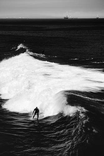nature person surfing on sea ocean