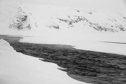 grey river near ice land at daytime vorkuta