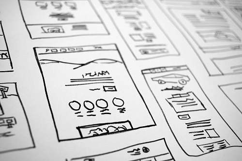 text smartphone screenshots illustration plan