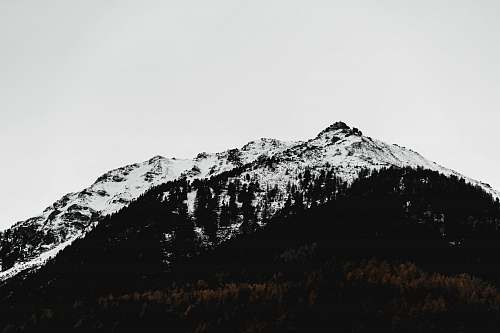 mountain snow covered mountain during daytime nature