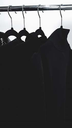 apparel three black coats clothing