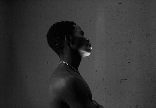 back topless man skin