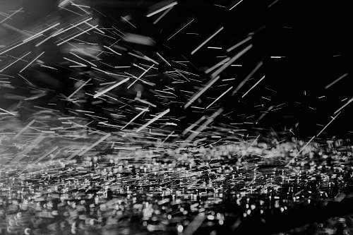 grey water drops falling on ground drops