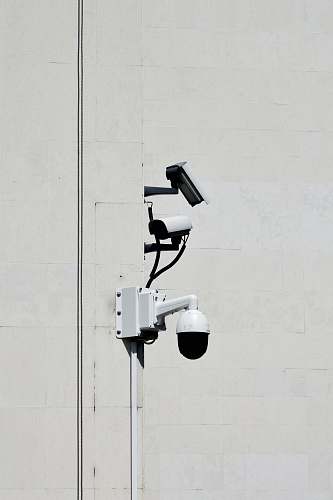 budapest white CCTV cameras during daytime hungary
