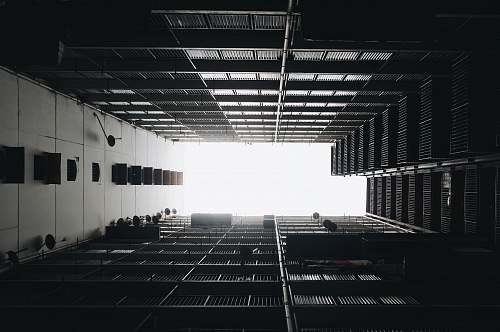 corridor white concrete building kuala lumpur