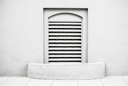 white white door louver shutter