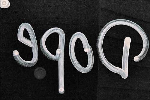 text white Dope LED light alphabet