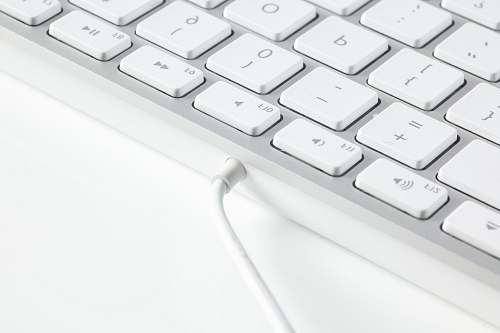 grey white keyboard keyboard