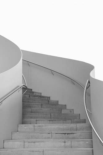 banister white stairs handrail