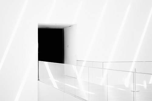 white white wall paint with opened door door