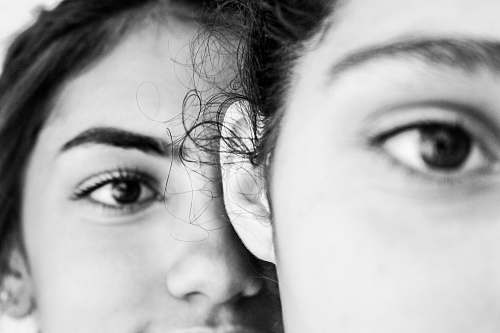 human woman's portrait photo person