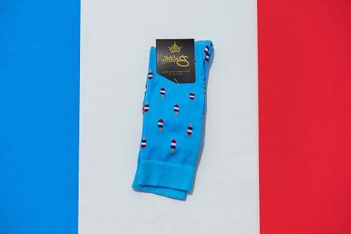 socks blue textile sock