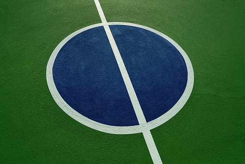 tennis round blue, white, and green illustration game