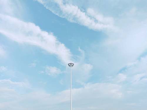 sky white watchtower cloud