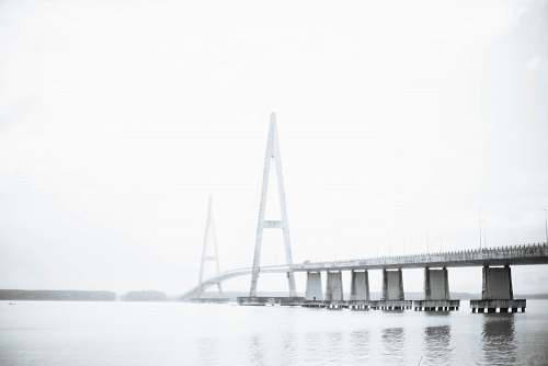 white concrete bridge during daytime bridge