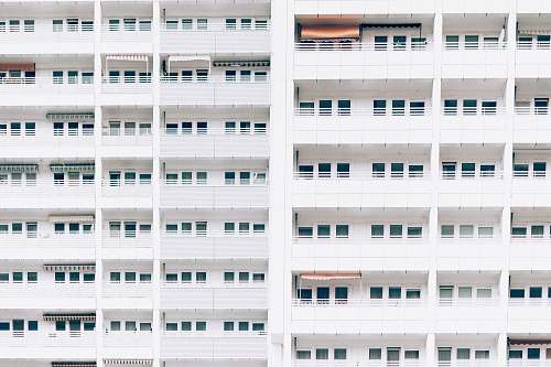 housing landscape photo of building windows urban