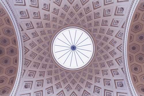 architecture low angle photo of ceiling dome