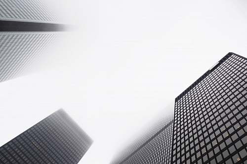 architecture low-angle photography of high-rise buildings city