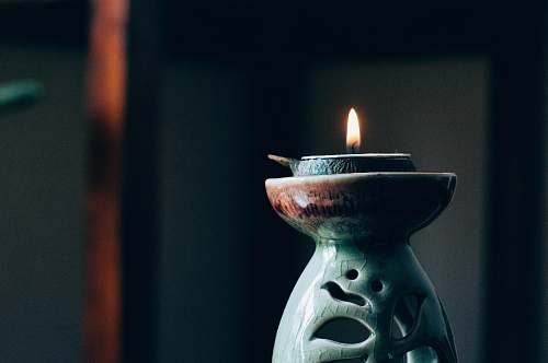 spiritual rule of thirds photography of lit candle flame