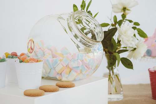 bowl clear glass candy jar with jelly candies nea clear glass vase food