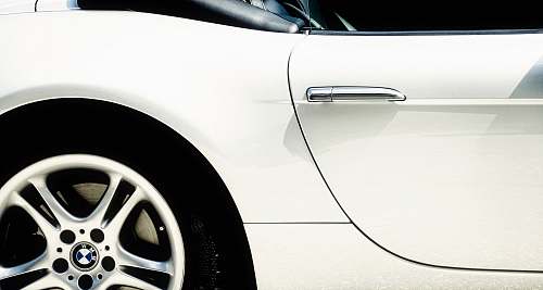 vehicle white car tire