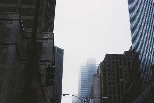 building low angle photography of building structures metropolis