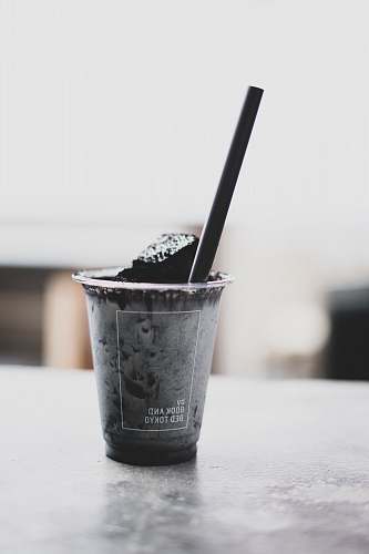 drink black beverage with sipping straw book and bed tokyo-kyoto